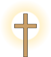 Ein christliches Kreuz.
